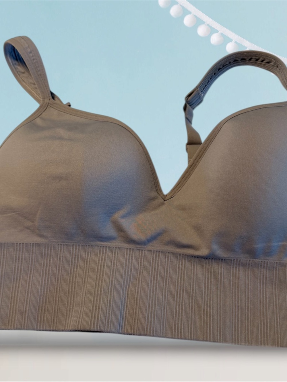 Lululemon Athleta Intimates / Sports Bra, Grey, Racerback Strap Option, Sz Small